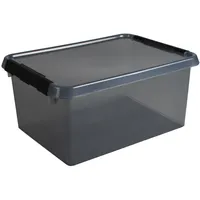 SUNWARE Aufbewahrungsbox the comfort-line 15 L, grau transparent, Ordnungsbox