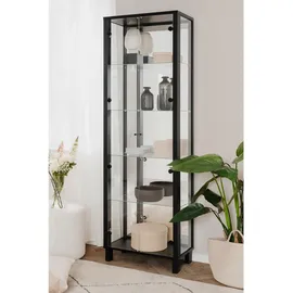 CaliCosy Vitrine Albi 62 x 189 x 33 cm Schwarz