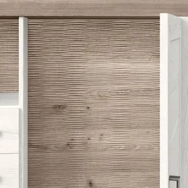 Set One by Musterring Highboard York Dekor Pino-Aurelio / Eiche Nelson