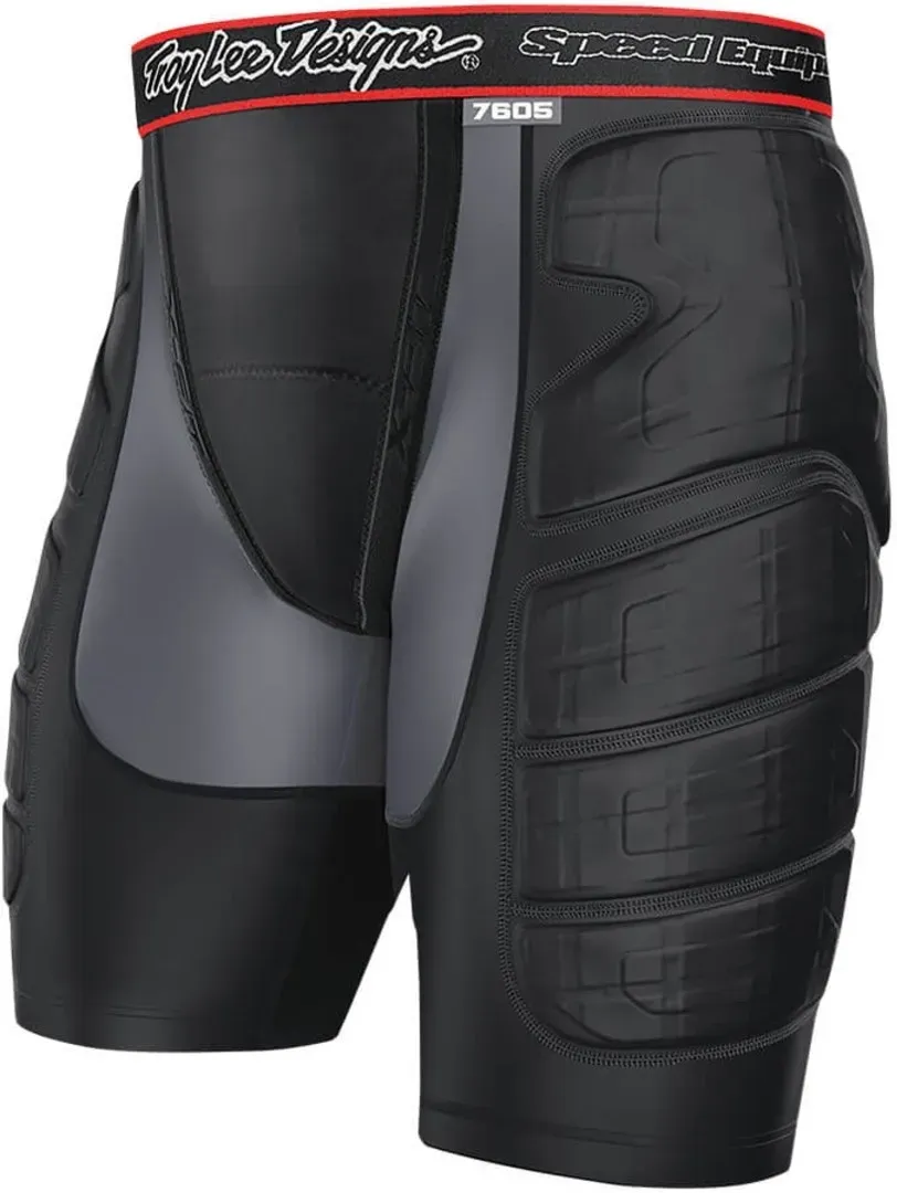 Troy Lee Designs 7605 Protektorenshorts, schwarz, Größe XS für Männer