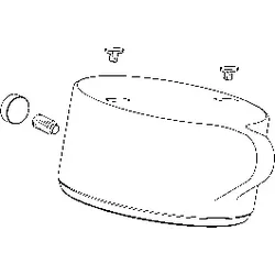 Ideal Standard Druckhebel CERAPLPUS, B960631AA f. Selbstschlussarmatur, Chrom