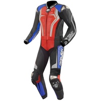 Arlen Ness Race-X 2-Teiler Motorrad Lederkombi, schwarz-rot-blau, Größe 50