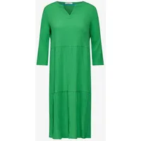 Cecil Tunikakleid Sommerkleid mit Struktur Grün S