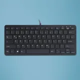 R-Go Tools Compact Tastatur DE schwarz (RGOECQZB)