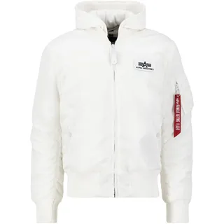 Alpha Industries Ma-1 Zh Back Print Jacke White / Black L