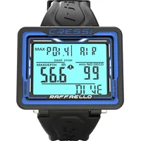 Cressi Raffaello Tauchcomputer - Black / Blue - One Size