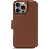 decoded iPhone 16 Pro Max Leder Wallet Case braun