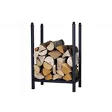 feueranker® Brennholzregal Holzregal verschiedene Größen Schwarz
