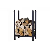 feueranker® Brennholzregal Holzregal verschiedene Größen Schwarz