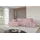 altdecor Ecksofa Cord 2-Sitzer Rosa