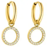 Purelei Closed Glow Creole mit Zirkonia Steinen