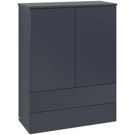 Villeroy & Boch Antao Highboard L47, Midnight Blue Matt Lacquer
