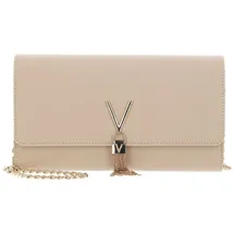 Valentino Divina SA Clutch Synthetik Beige/Weiß