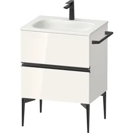 Duravit Waschtischunterschrank 2 Auszüge 61,0 x 47,7 x 59,2 cm Weiß Hochglanz