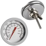 2x Edelstahl 50–500 °C Grill BBQ Pit Smoker Grill Thermometer Temp Gauge