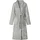vidaXL Bademantel ohne Kapuze Grau XXXL Flanell