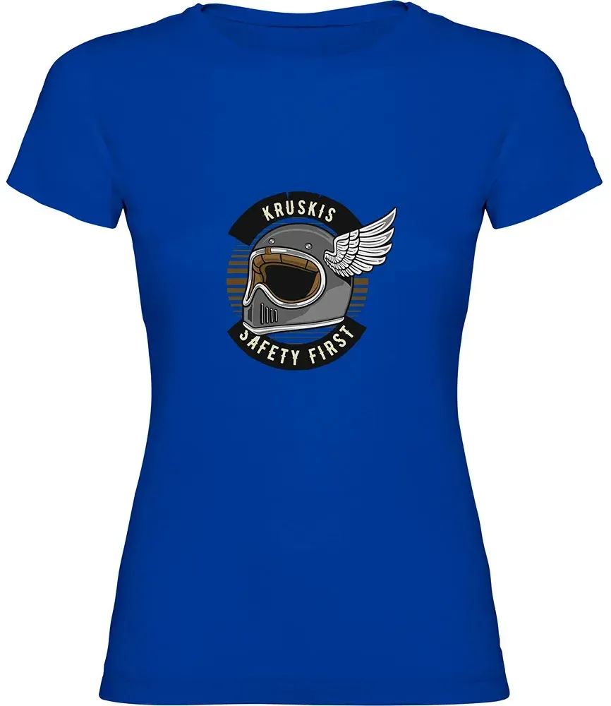 Kruskis Safety First Kurzarm-t-shirt - Royal Blue - M