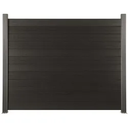 180x174 cm Flächenset "Der Effektive" anthrazit, Bausatz mit Lamellen, Abschlussprofil und Unterbauleiste