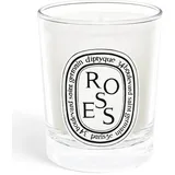 Diptyque Roses Mini Duftkerze 70 g weiß