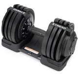 XTREXO Verstellbare Hantel 24 kg Gewichtsregulierung mit Drehknopf Gewichte Hantel aus Eisen für Krafttraining Verstellbare Kurzhantel mit Ergonomischem Rutschfestem Griff