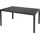 INDA-EXCLUSIV Gartentisch 150 x 90 x 74 cm Anthrazit/Grau