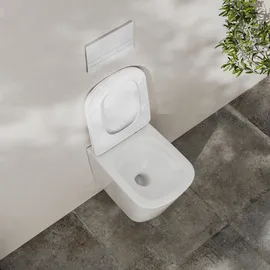 Kronenbach Cube Wand-WC mit WC-Sitz Weiß glänzend
