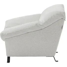 Sofa.de Sessel Cher Webstoff 118 x 74 x 105 cm Weiß