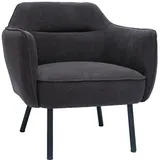 miliboo Sessel LAURENS Polyester 0 x 0 x 0 cm Silber