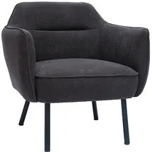 miliboo Sessel LAURENS Polyester 0 x 0 x 0 cm Silber