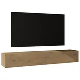 mai & mai Fernsehtisch Lowboard 200x40,2x30 cm Kerneiche Holz, Holzwerkstoff