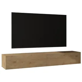 mai & mai Fernsehtisch Lowboard 200x40,2x30 cm Kerneiche Holz, Holzwerkstoff