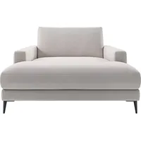 INOSIGN Chaiselongue Downtown Loungemöbel zum Relaxen, B/T/H: 132/170/84 cm, auch in Bouclé, Cord und Easy care - leicht mir Wasser zu reinigen weiß