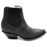 Grinders Mustang Herren Cowboy Stiefelletten, Schwarz, Größe 45 - 45 EU