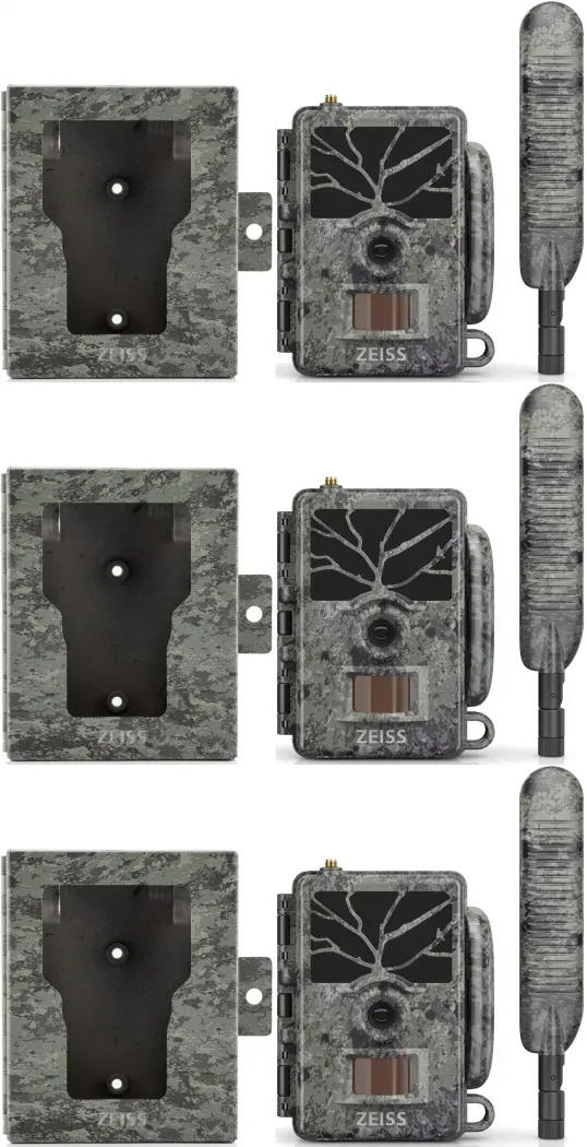 ZEISS Secacam 1 3er Pack + 3x Metallgehäuse