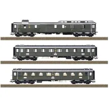 Trix Wagen-Set PwPost4ü-28 der DRG 23650 H0