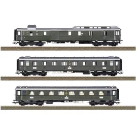 Trix Wagen-Set PwPost4ü-28 der DRG 23650 H0