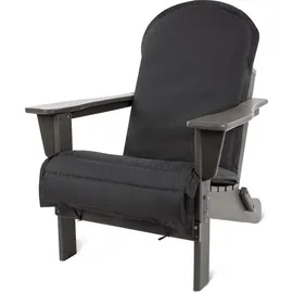 ASPERO Gartenstuhl Adirondack 75 x 75 x 83 cm grau