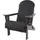 ASPERO Gartenstuhl Adirondack 75 x 75 x 83 cm grau