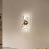 Opviq Wandleuchte Kirpi 3092 up/down Breite 23cm gold