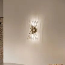 Opviq Wandleuchte Kirpi 3092 up/down Breite 23cm gold