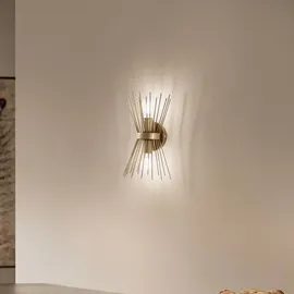 Opviq Wandleuchte Kirpi 3092 up/down Breite 23cm gold