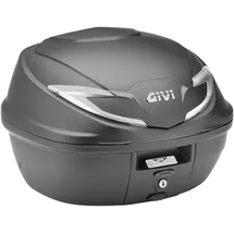 GIVI Topcase Monolock 39L Schwarz/Klar mit transparenten Reflektoren