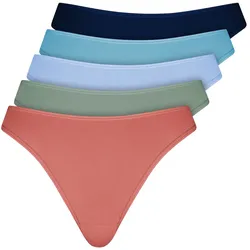 NUR DIE Damen String Basic 5er Pack