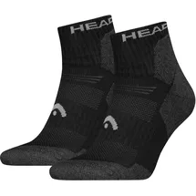 Head Hiking All Climates Quarter Socken 2er Pack Schwarz 39-42