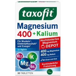 Taxofit Magnesium 400 + Kalium Depot Tabletten