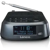 Lenco CR-605BK Radiowecker, LCD-Display, Schwarz
