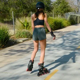 K2 Alexis 80 Boa Inline-skates - Grey / Coral - EU 39 1/2