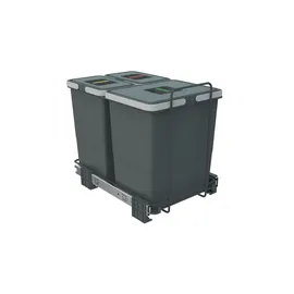 SO-Tech - Abfallsammler Ecofil 18+8+8L mit Deckel Abfallsystem für Korpusbreite ab 40 cm