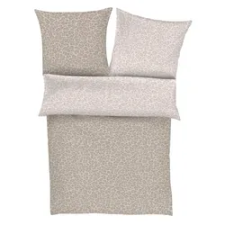 s.Oliver Bettwäsche Leo 155 x 220 cm Satin Beige Natur