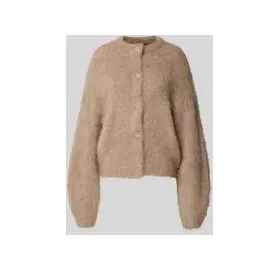 Someday Strickjacke mit Knopfleiste Modell TAMANAH Beige Melange, 36